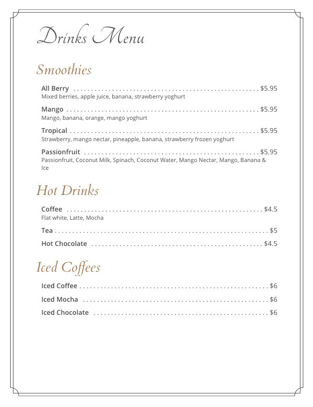 drinks-menu